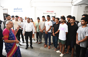 Image of The Governor visited various campuses of Dr. Ram Manohar Lohia Avadh University, Ayodhya and inspected the ongoing projects and existing facilities