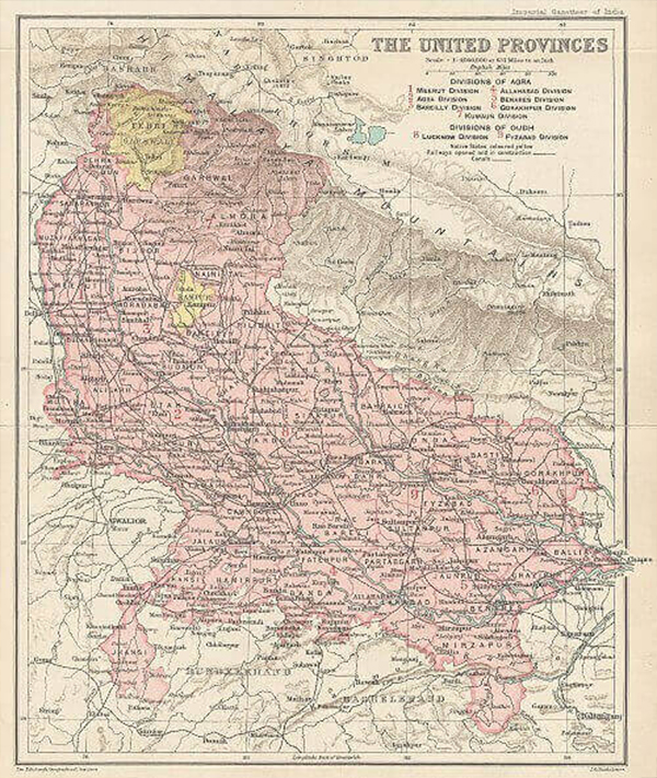 Image of Map of the United Provinces